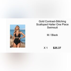 CUPSHE one piece. Never worn. Tags on and comes in original bag.